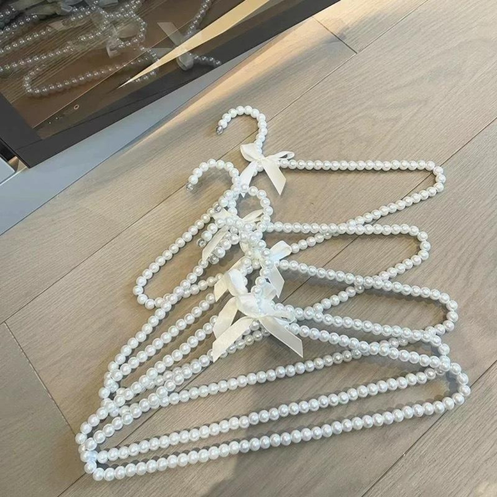 Handmade Pearl Hangers For Adults Dresses Set of 5 Pieces